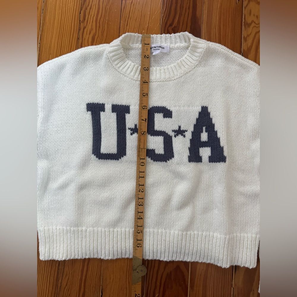 Grayson Threads USA Cropped Sweater - Picture 4 of 5